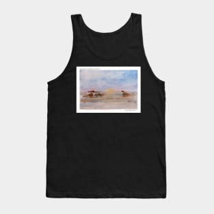 Mangrove Beach Misty Morning - Watercolour Tank Top